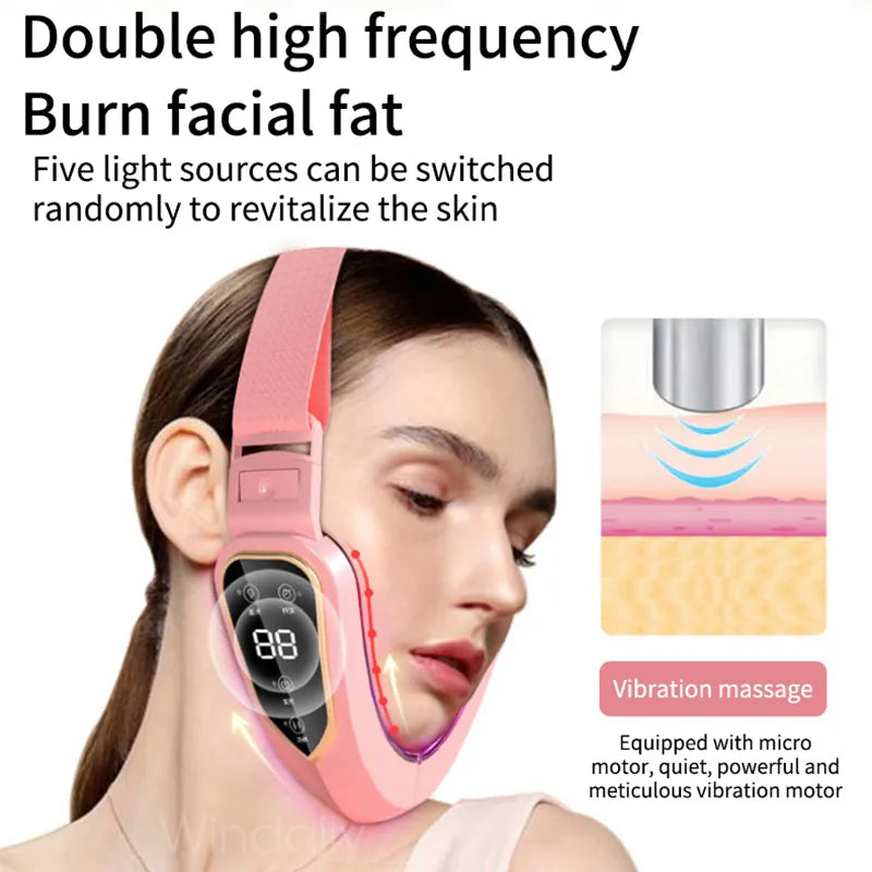 ContourMaster: Face-Blasting LED Light Therapy Massager