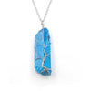 Quartz Tree Of Life Crystal Necklace